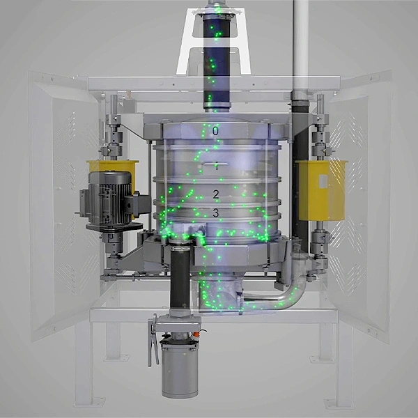 Industrial Flour Sifter Animation